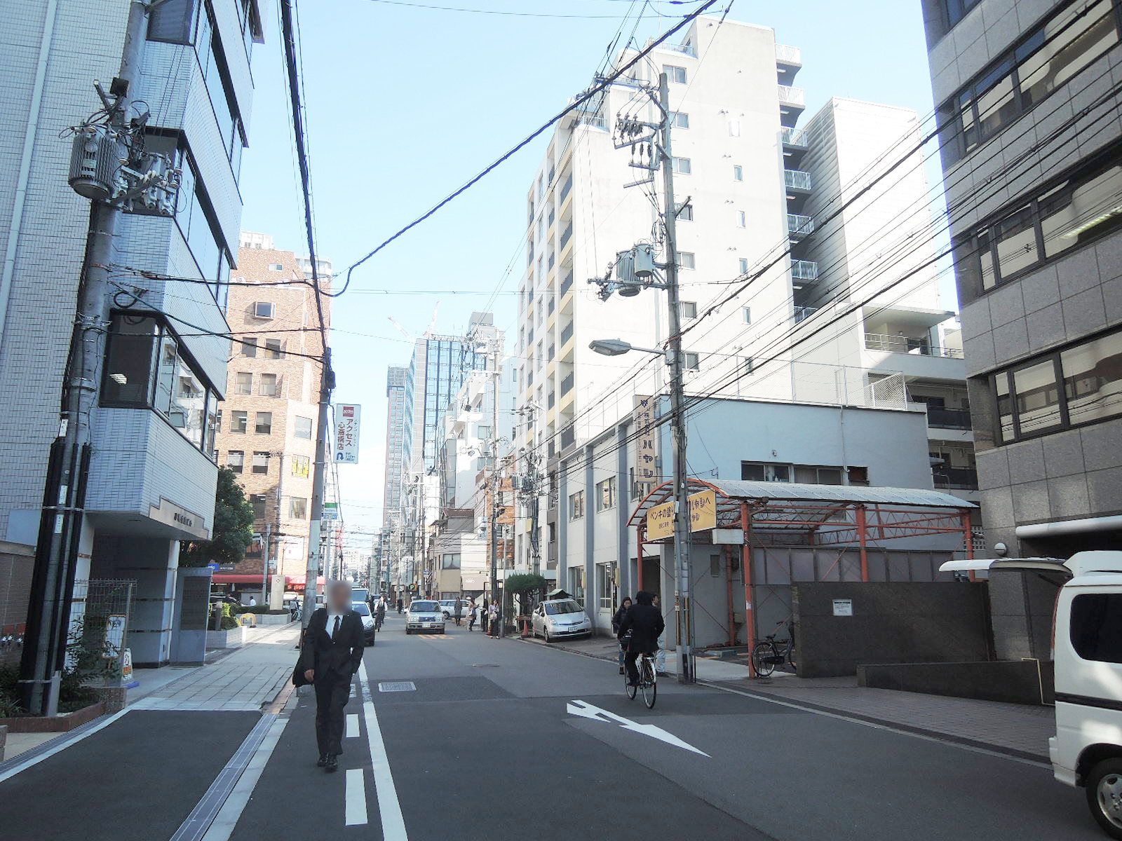 大阪BXビルの通りの雰囲気