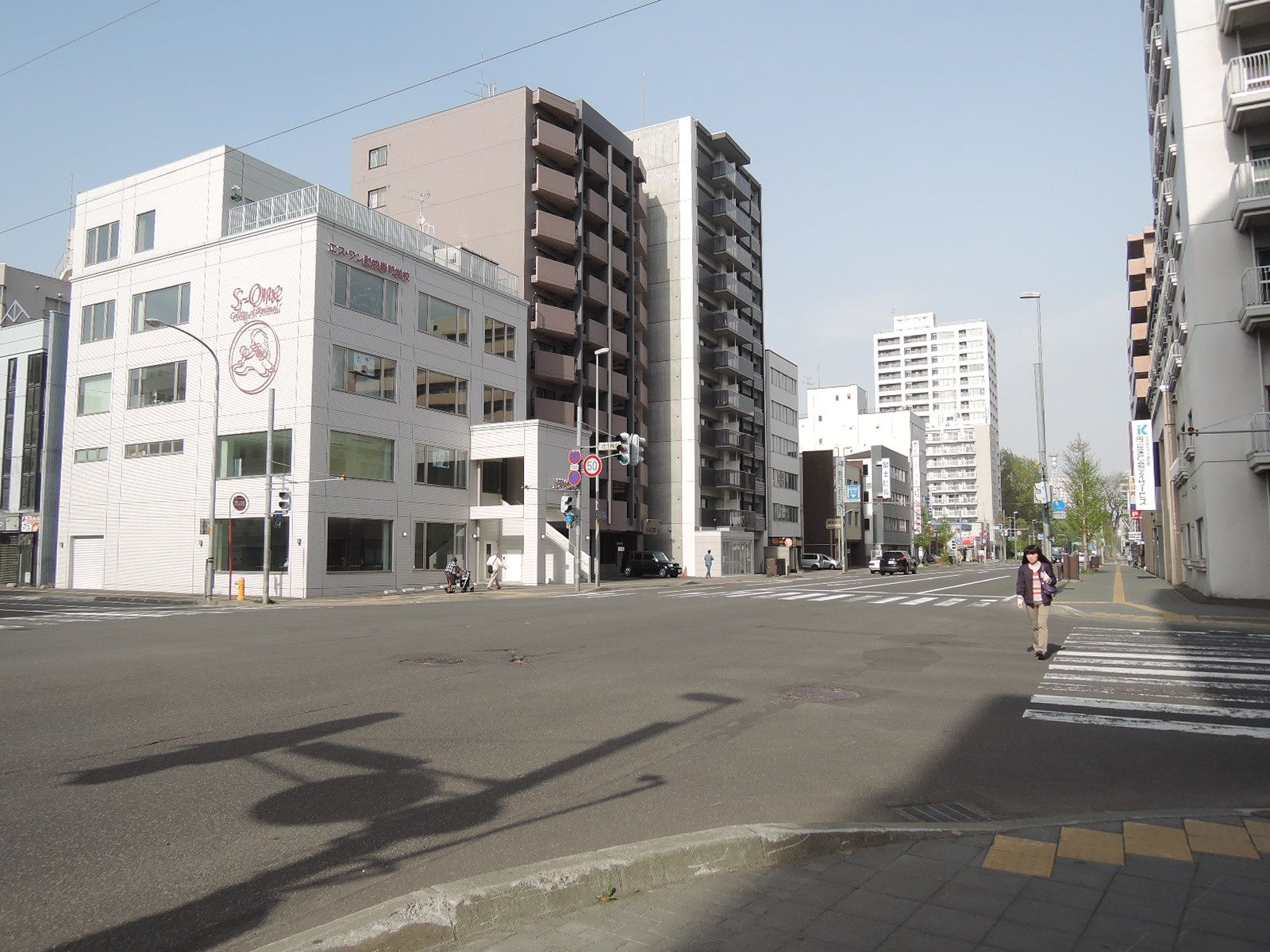 井門札幌N120ビル付近の公道雰囲気