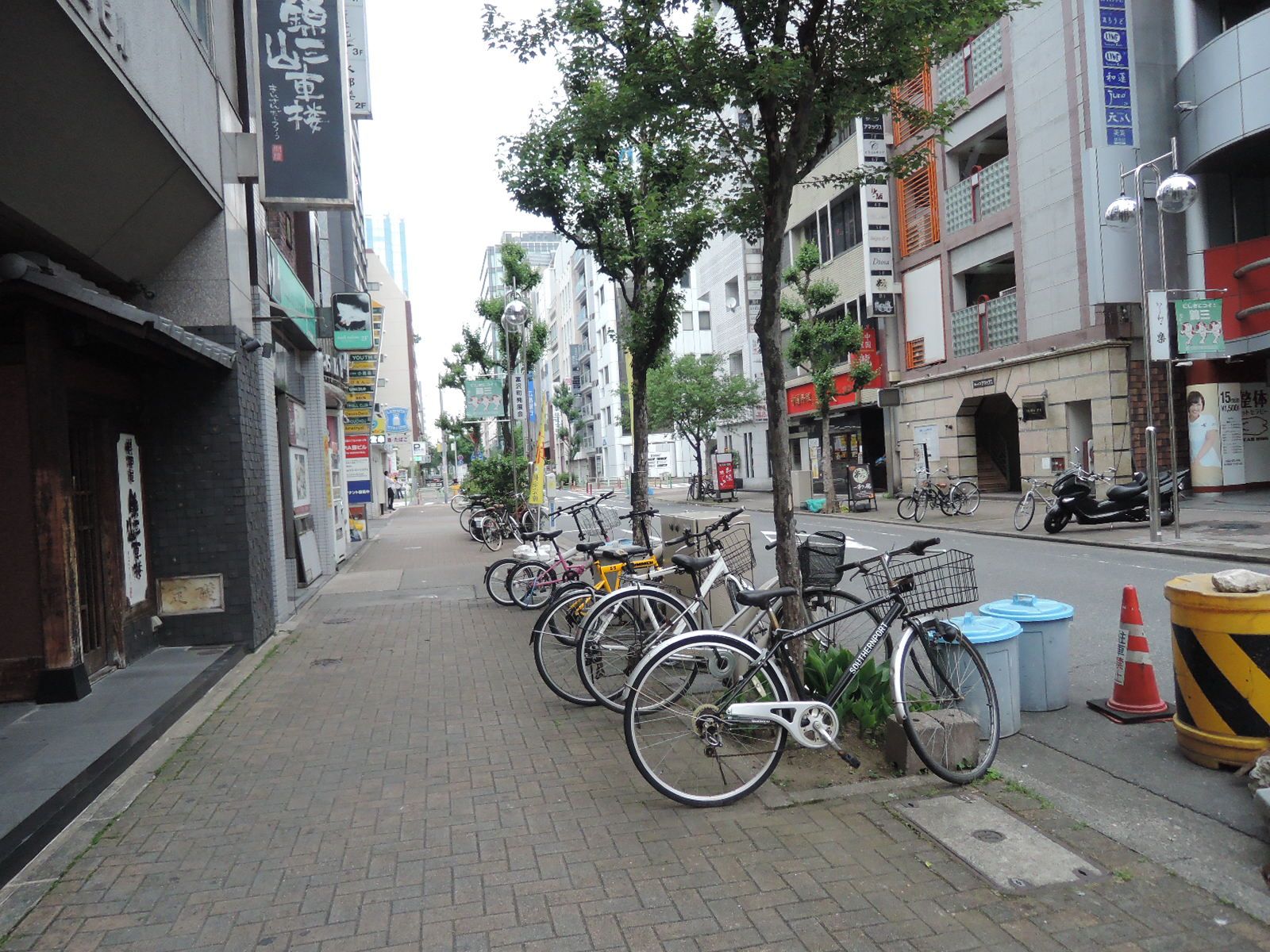広々とした歩道