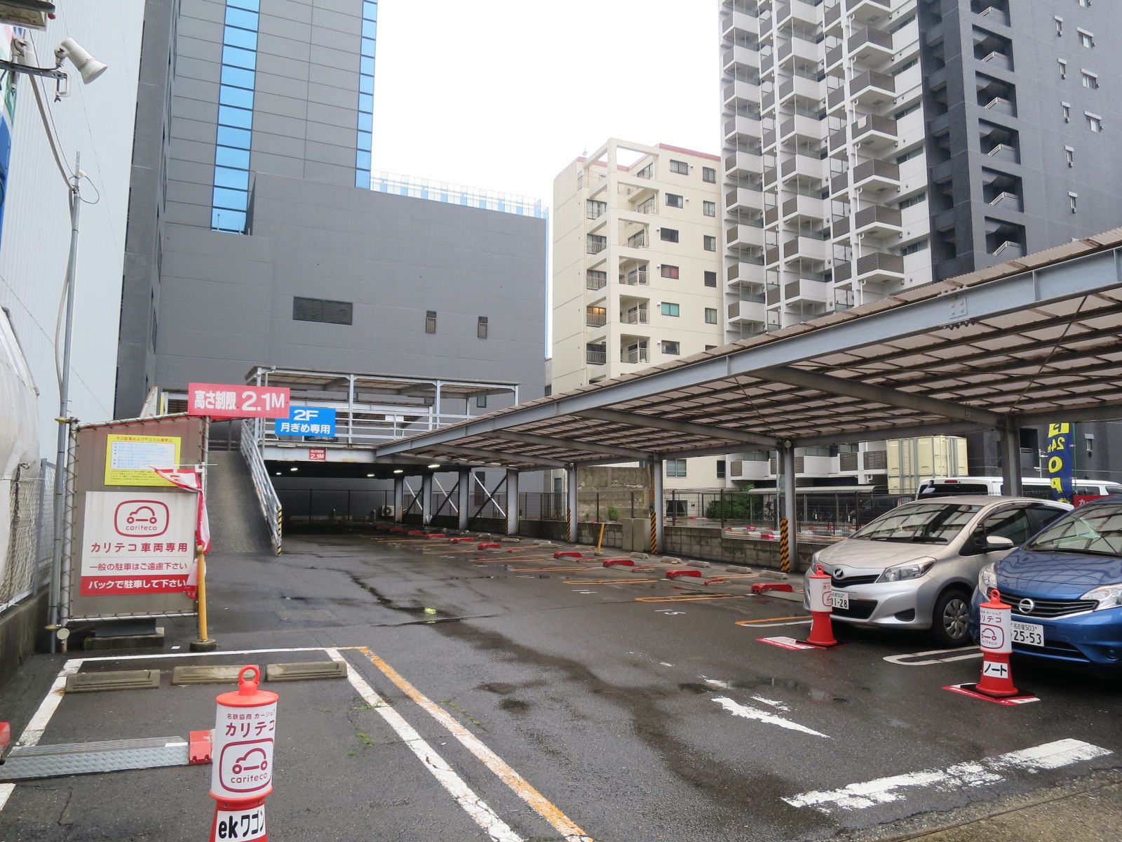 平置き駐車場も有り