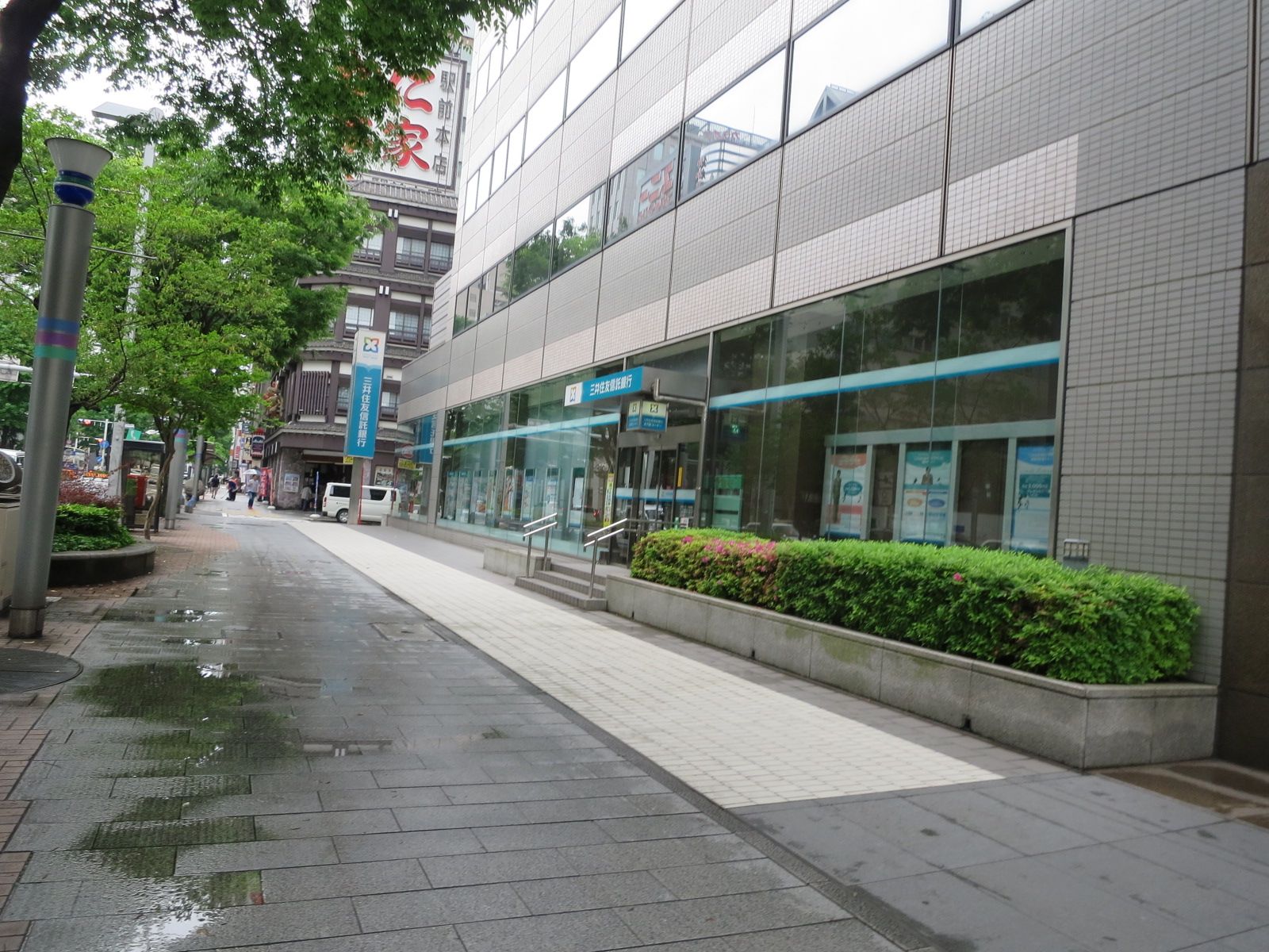 緑豊かな歩道