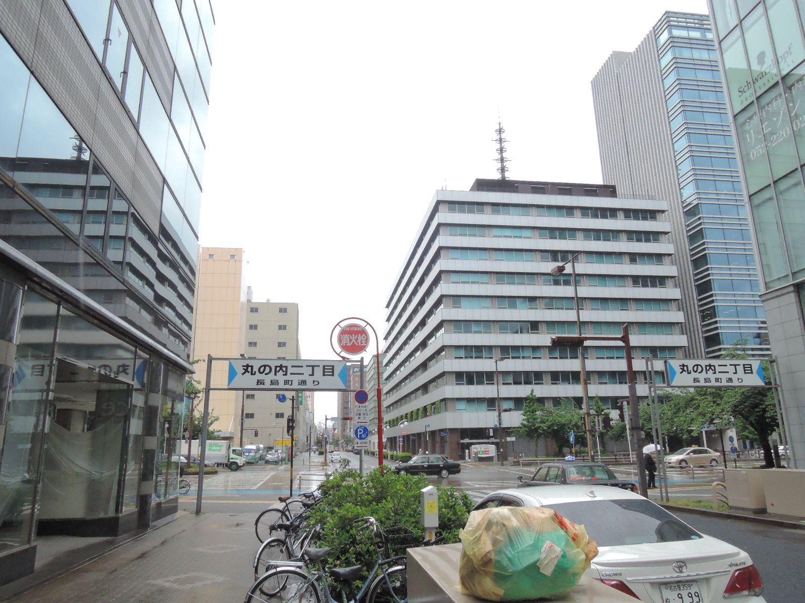 長島町通と国道19号線沿い