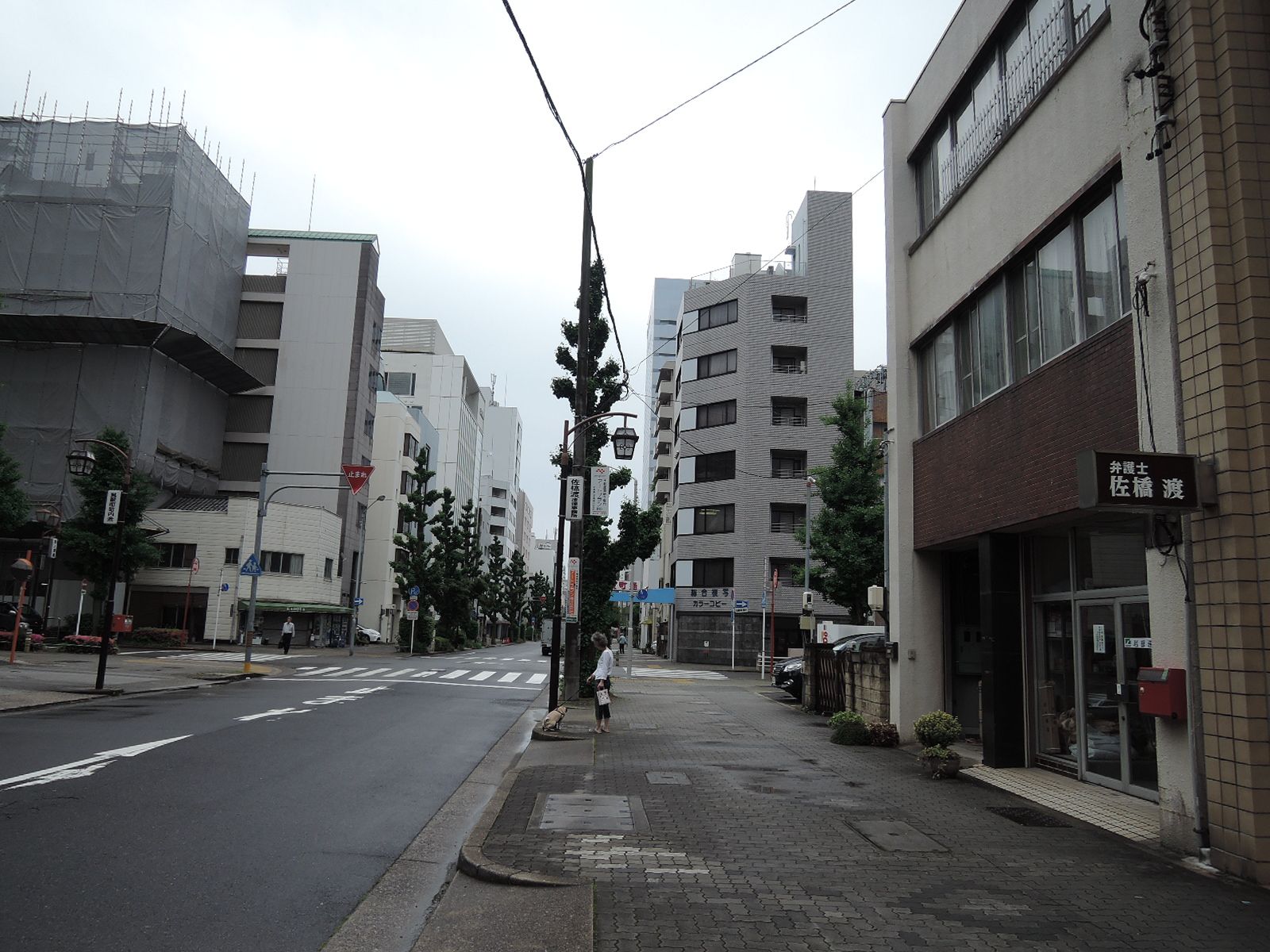 広々とした歩道