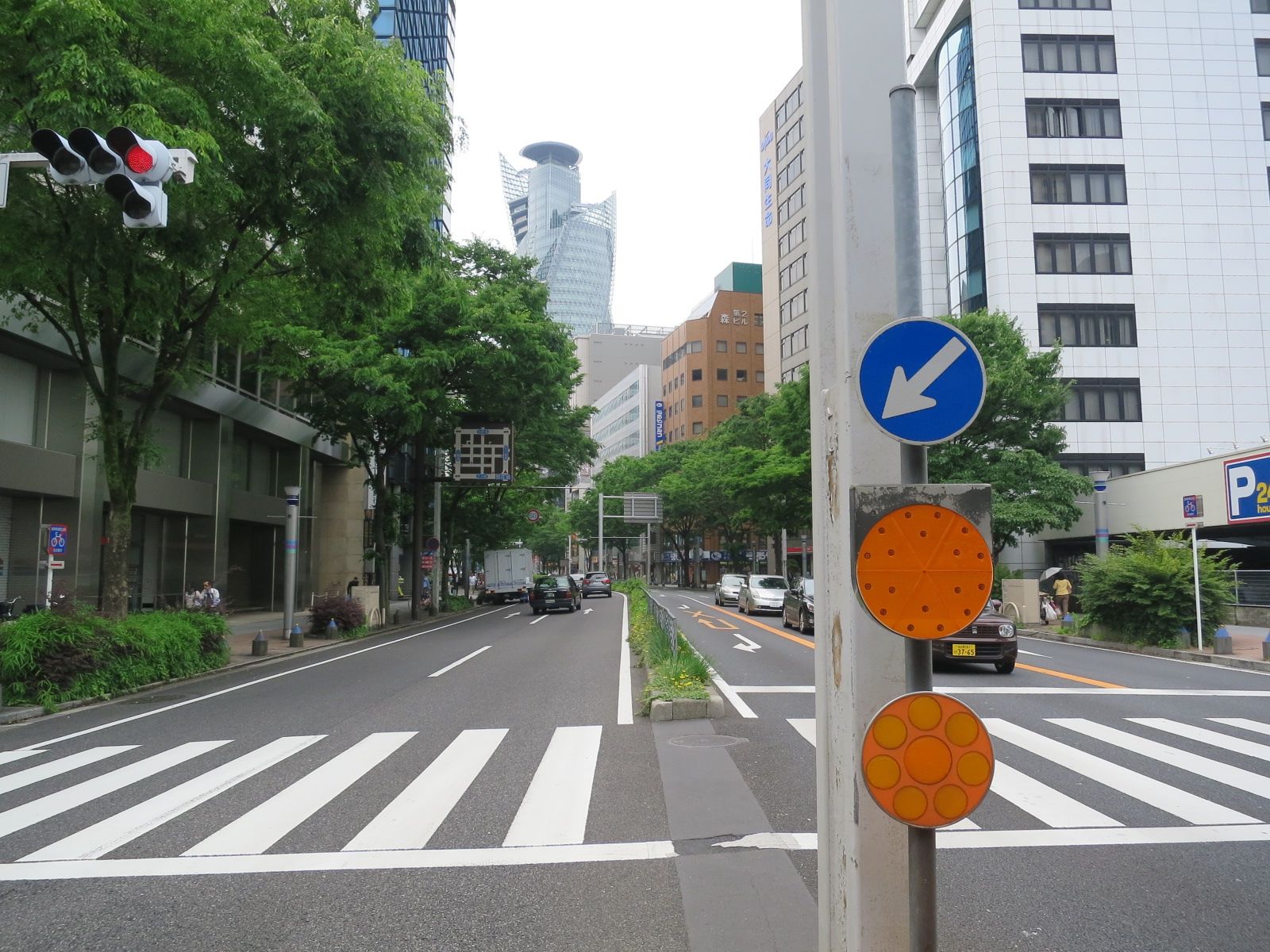 開放感のある広小路通