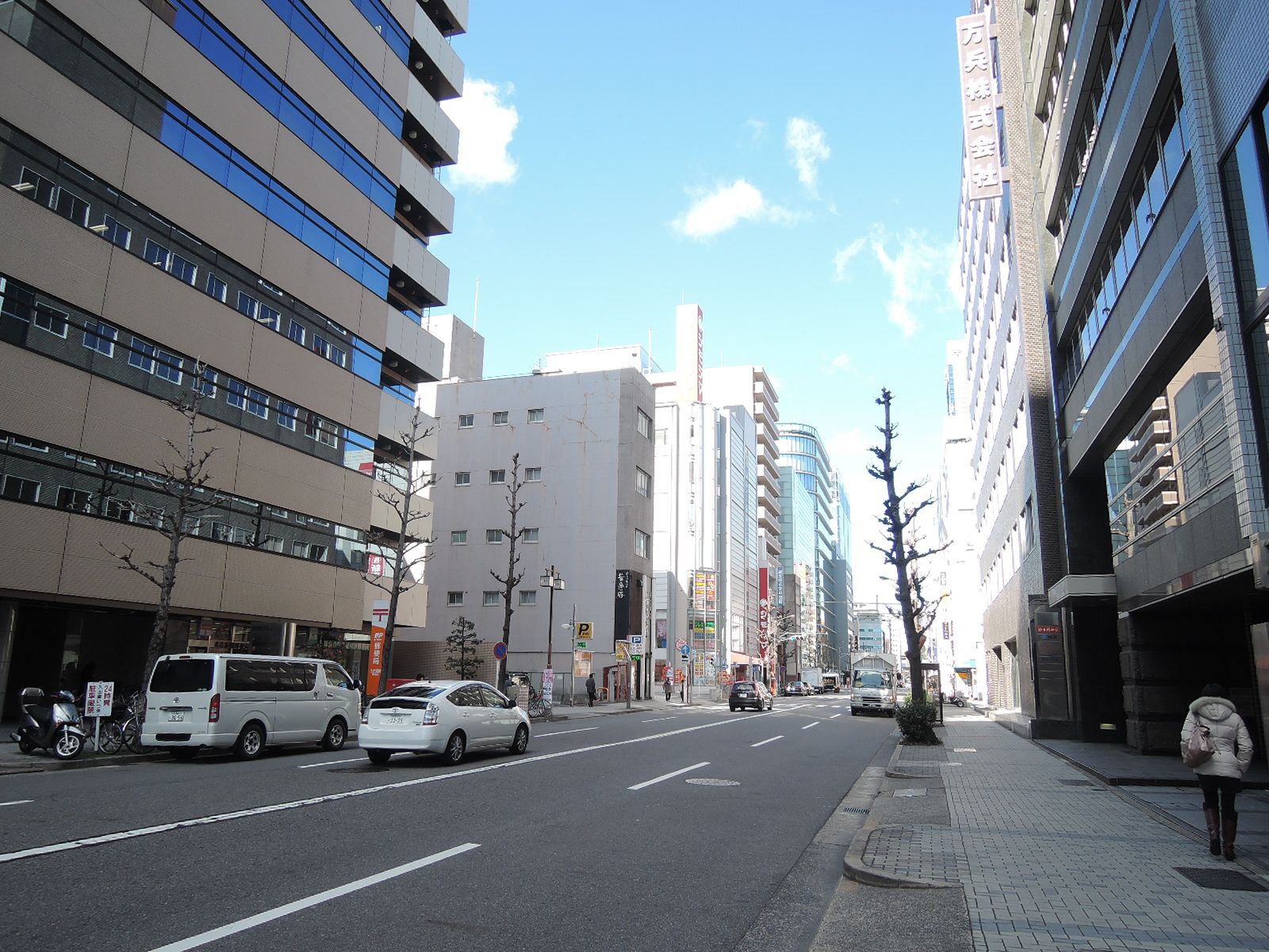 錦IGビル前の道路