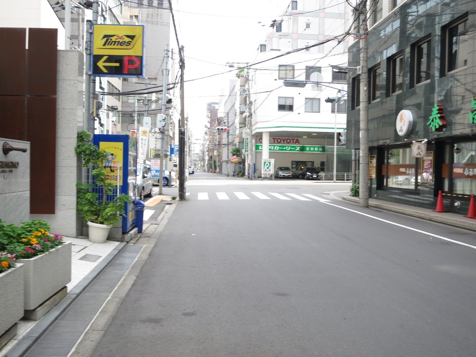 近くにコインパーキングあり