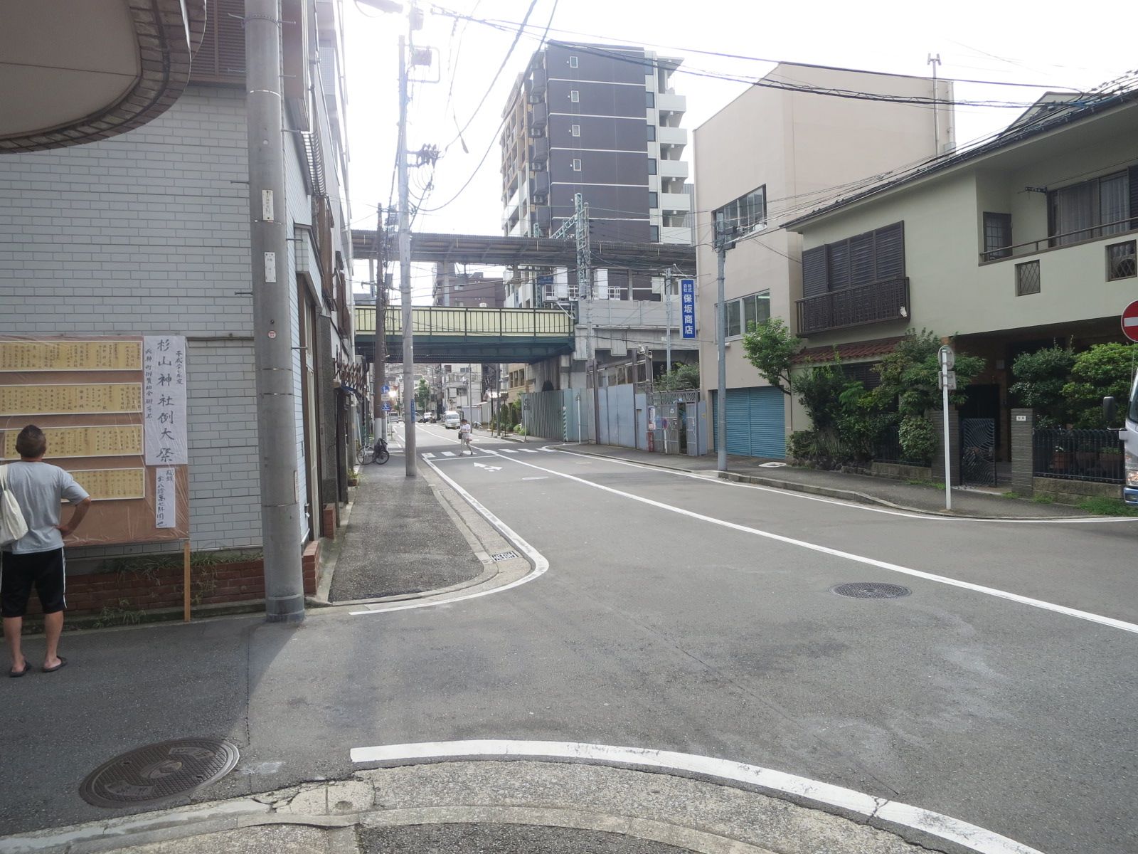 アサヒビル前面の通り