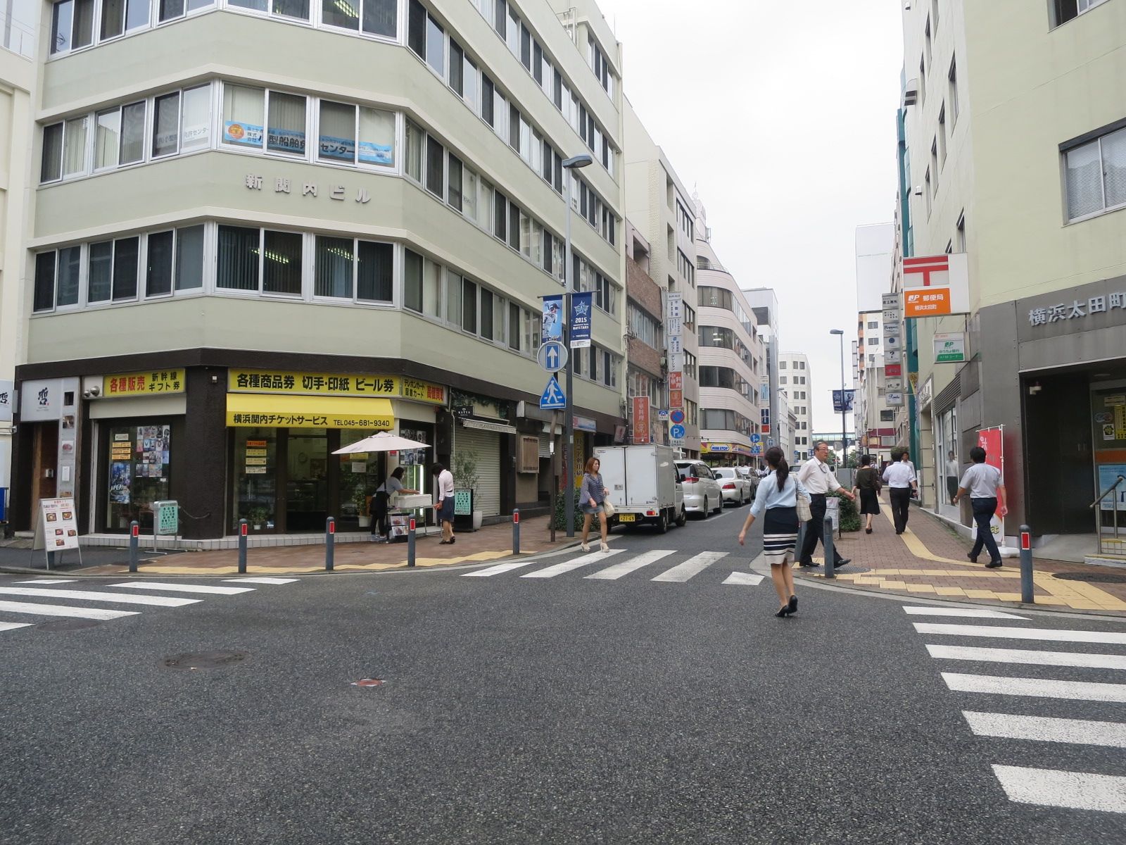 NGS太田町ビル前面の通り