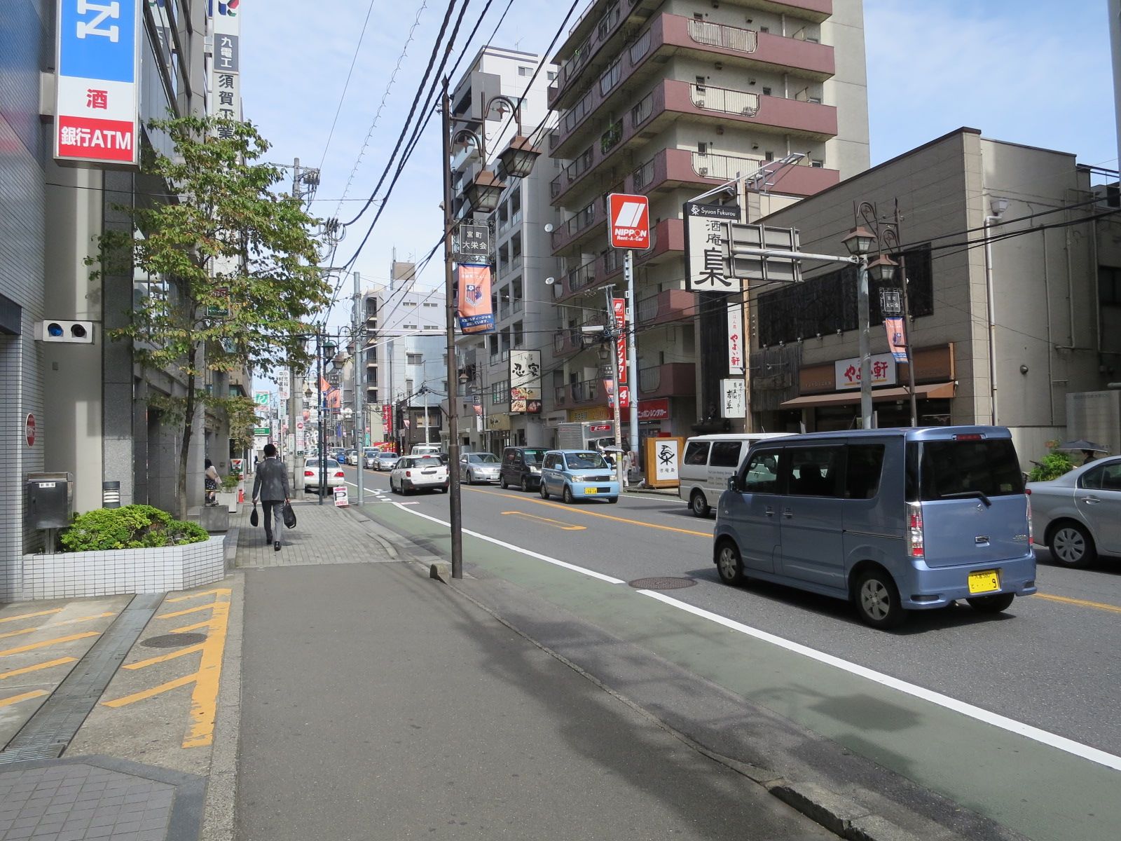 大宮第一生命小峯ビル前の県道164号線