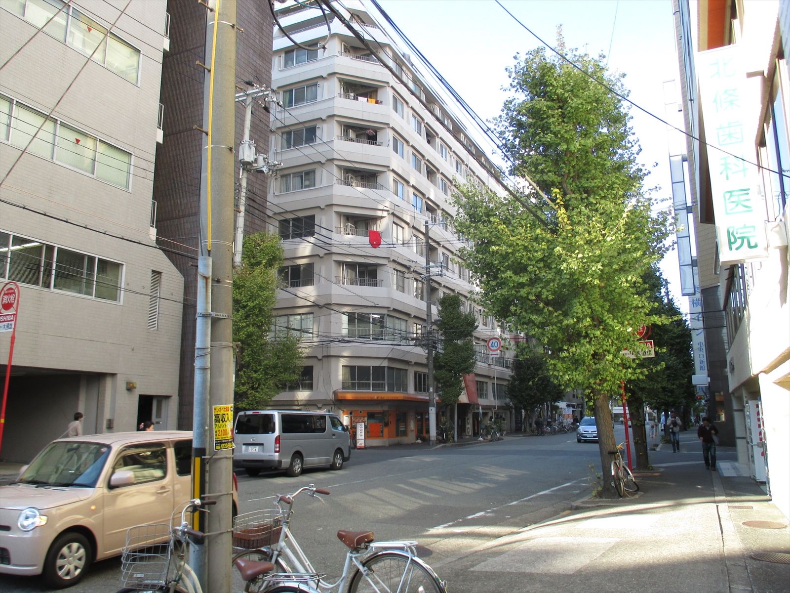 モジュール新大阪前面の通り