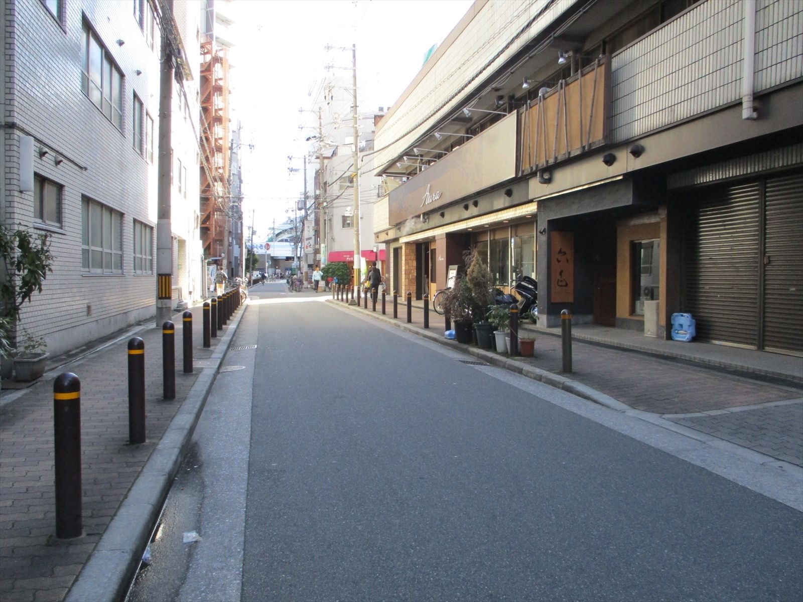 SYDビル前面の道路