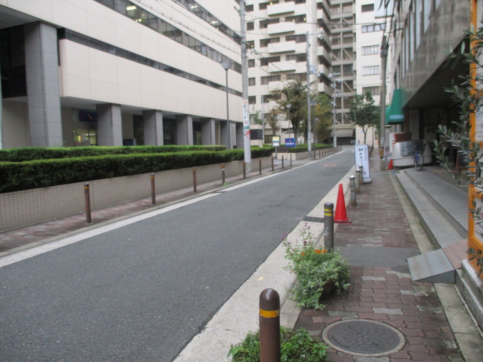 オフィス前の通り