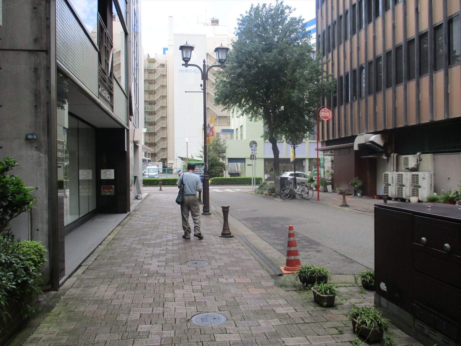 事務所前面の通り