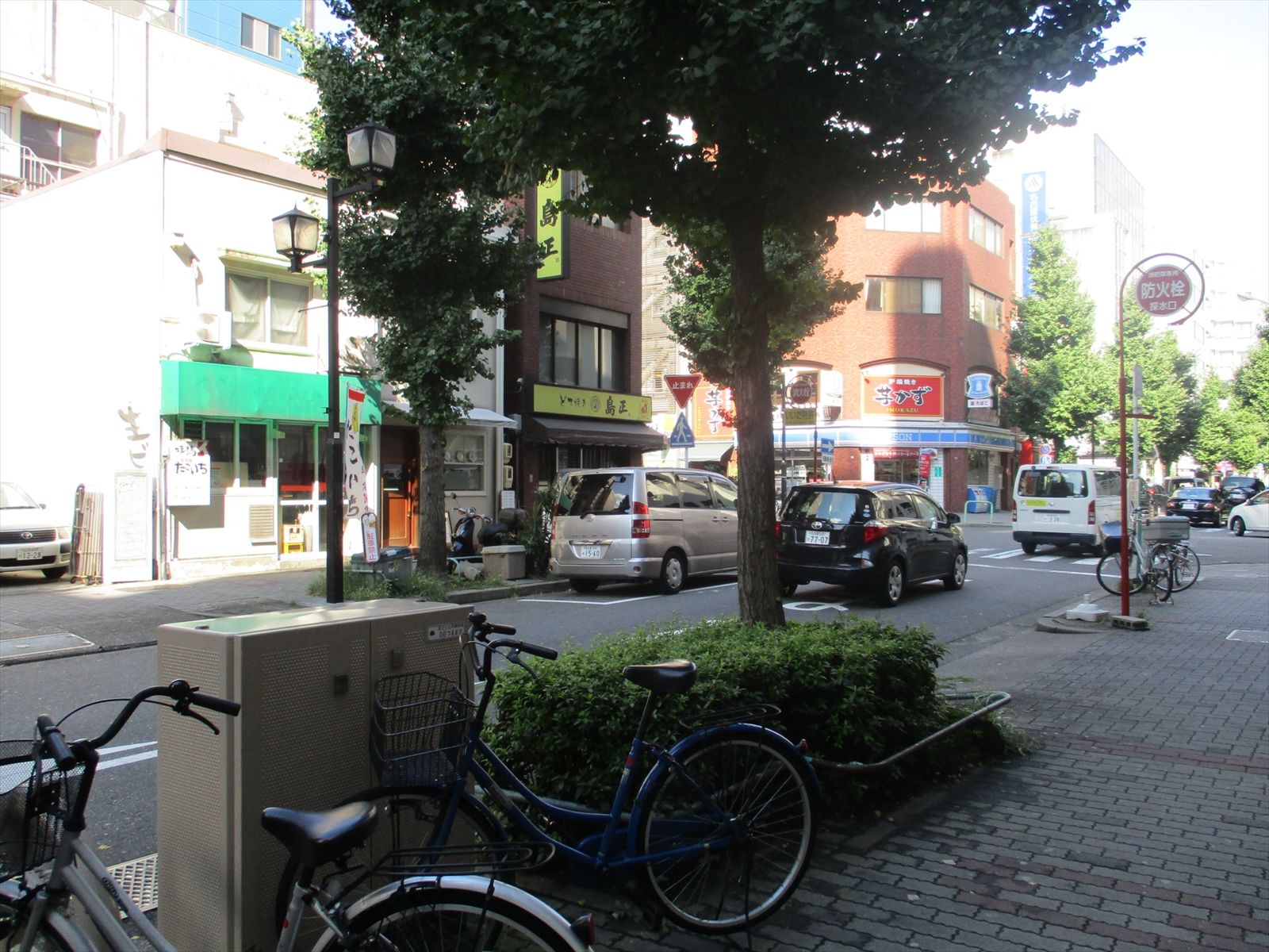 東海ビル前面の入江町通