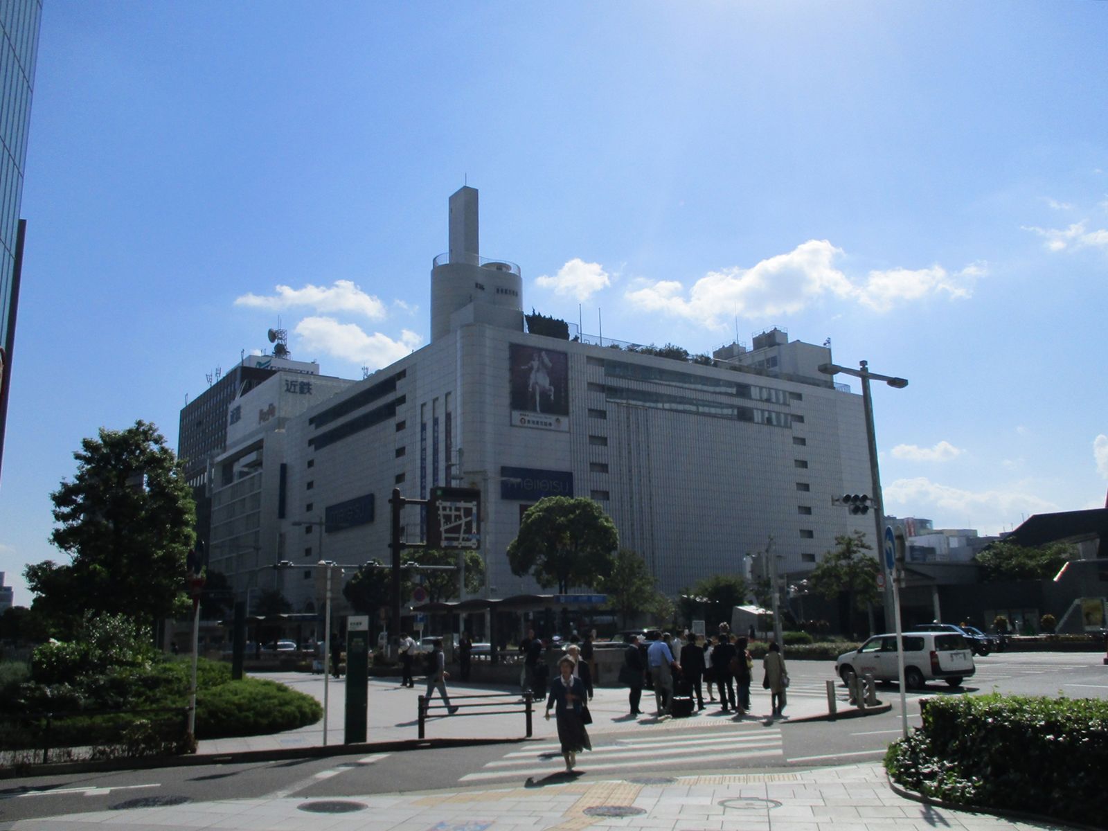 名古屋駅前の名鉄百貨店