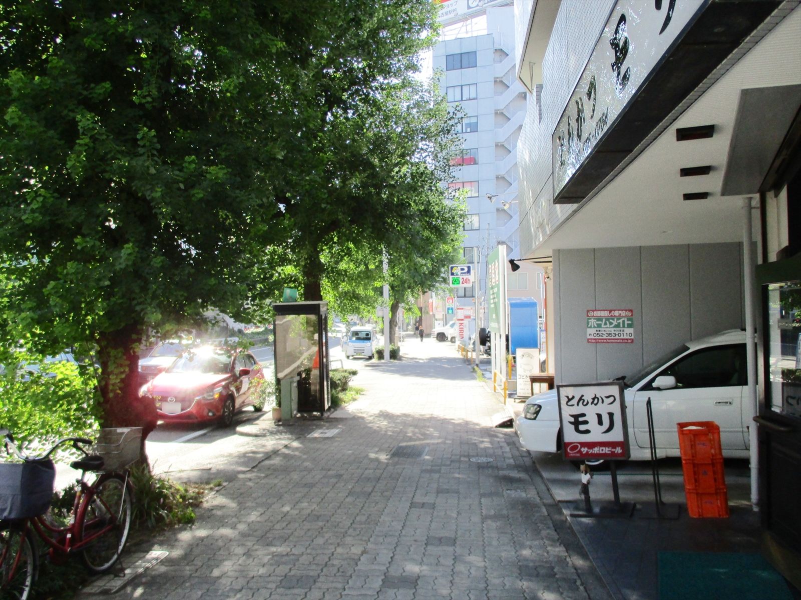 ロータリーオフィスISTビル前道路