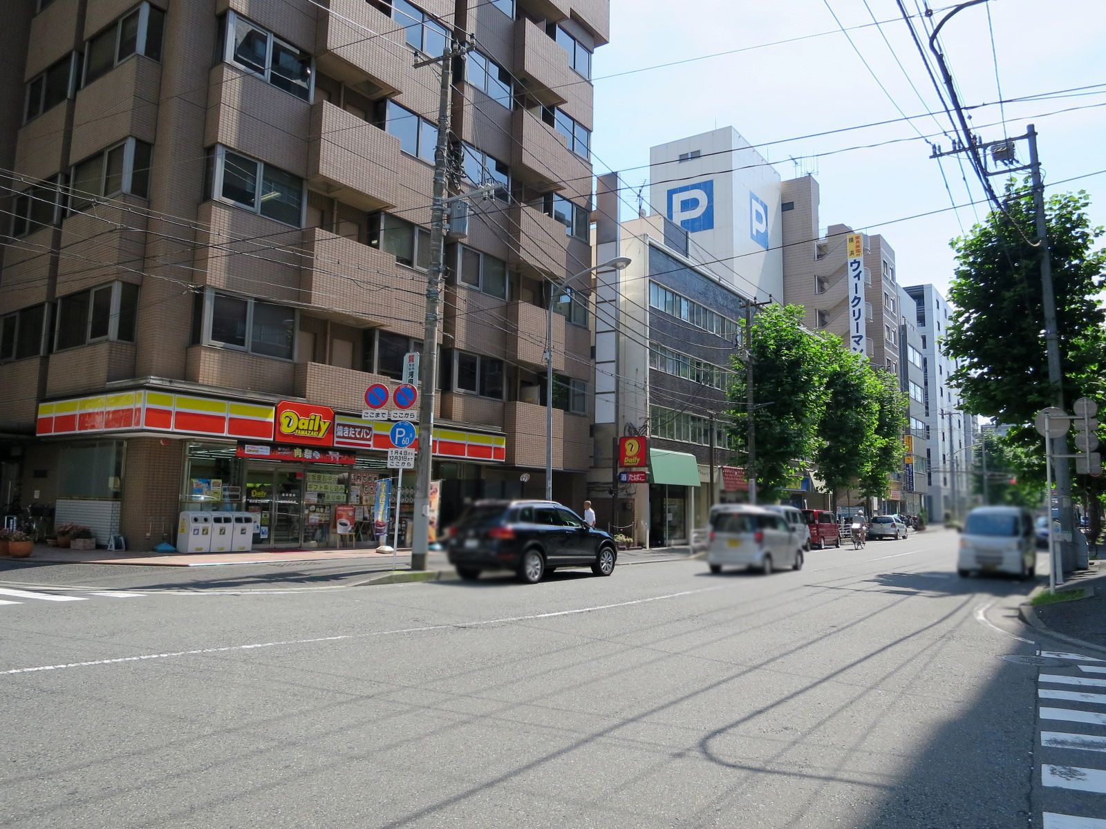 富士見町ビルヂング前面の通り