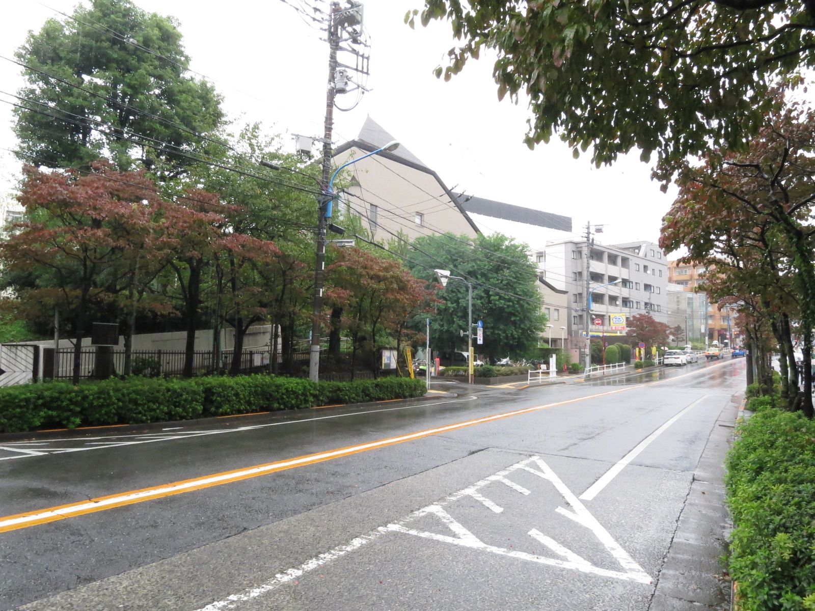 周辺はマンションやオフィスが多いエリア