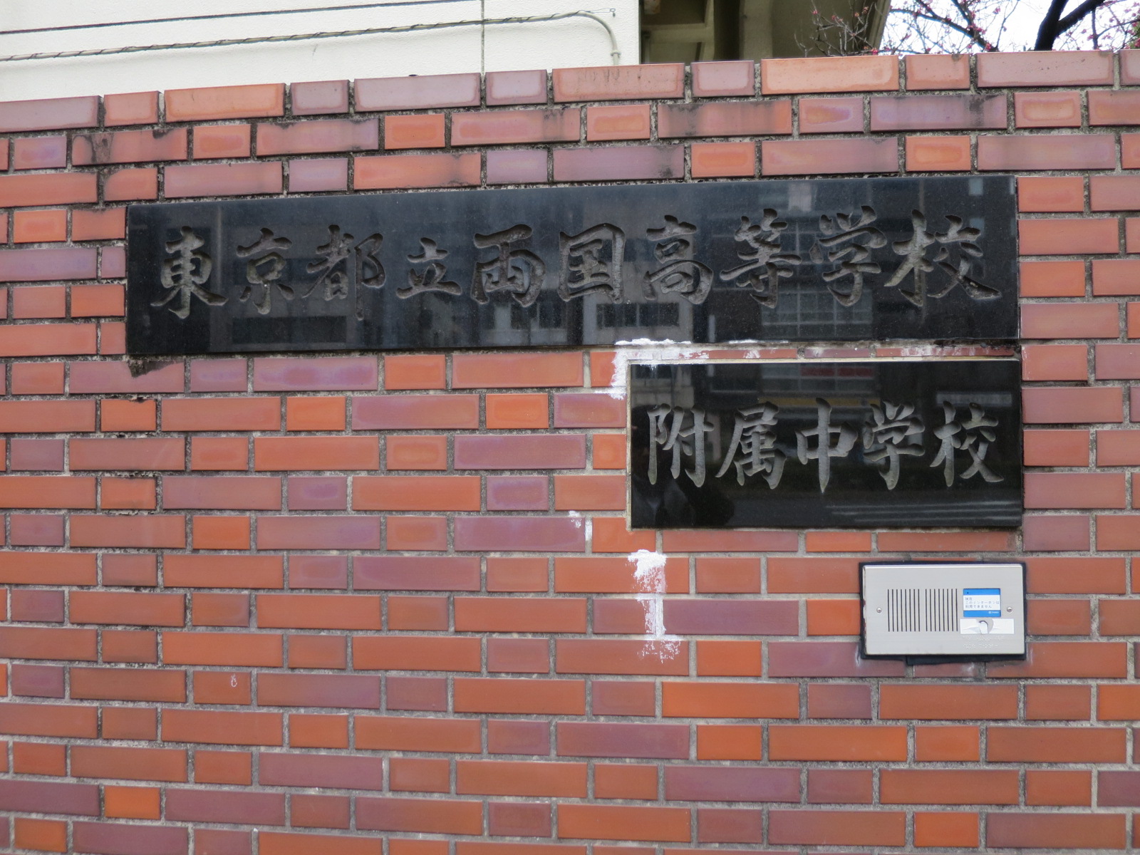 すぐそこにある中学校
