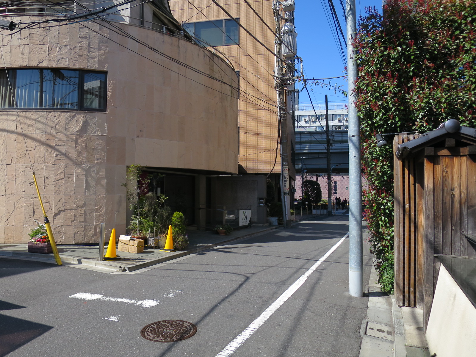 RFビル前面の通り