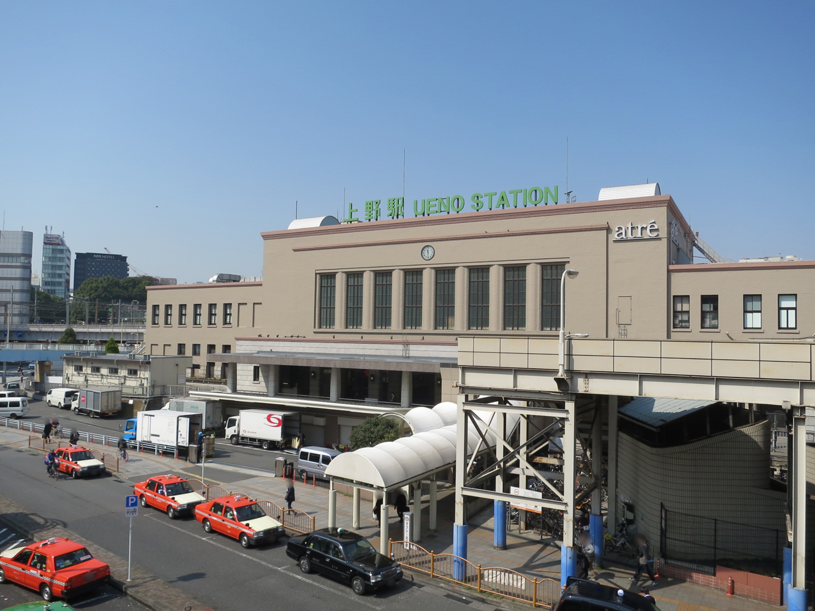 最寄りの「上野駅」