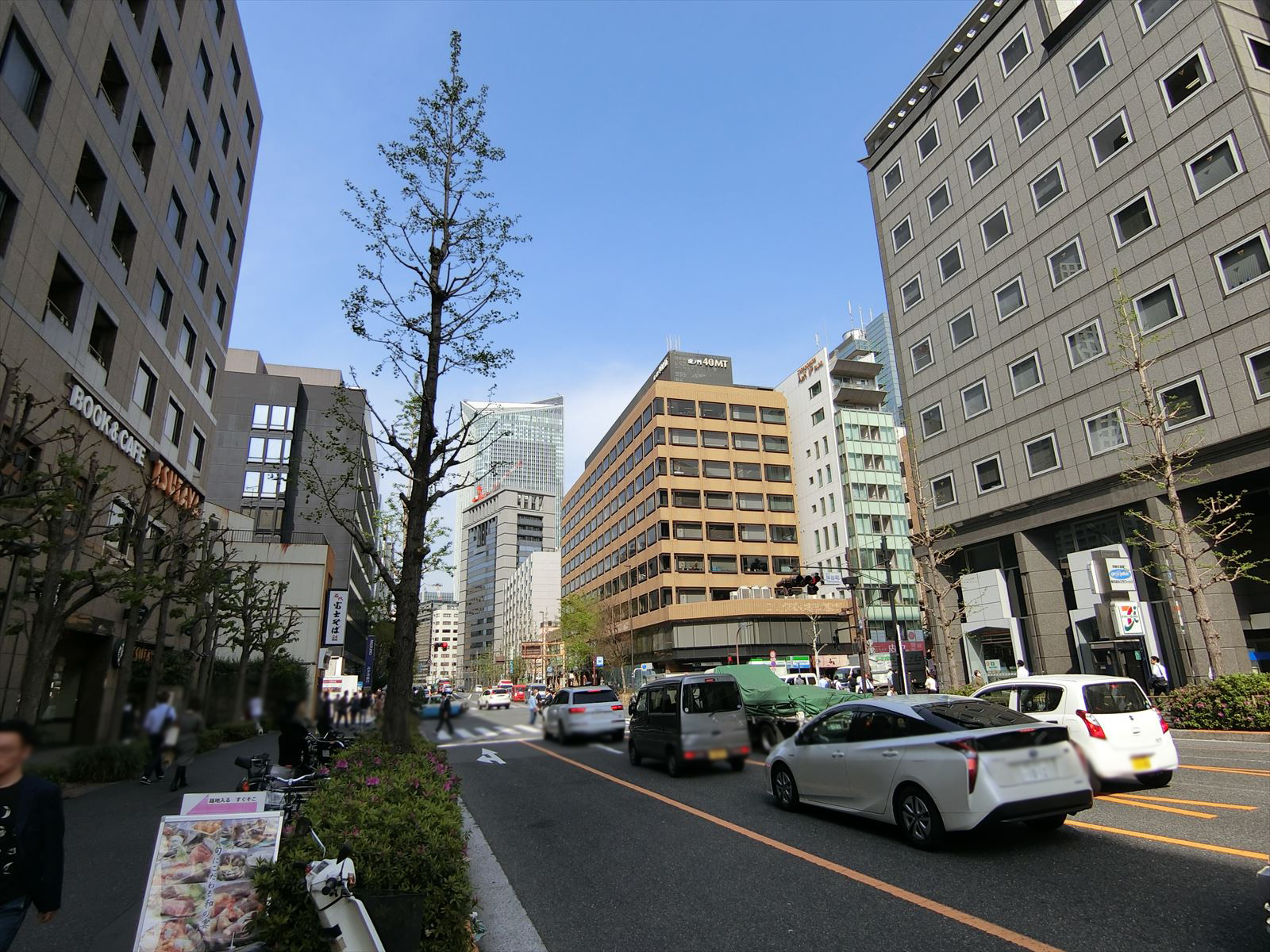 オフィスビルが多いエリア