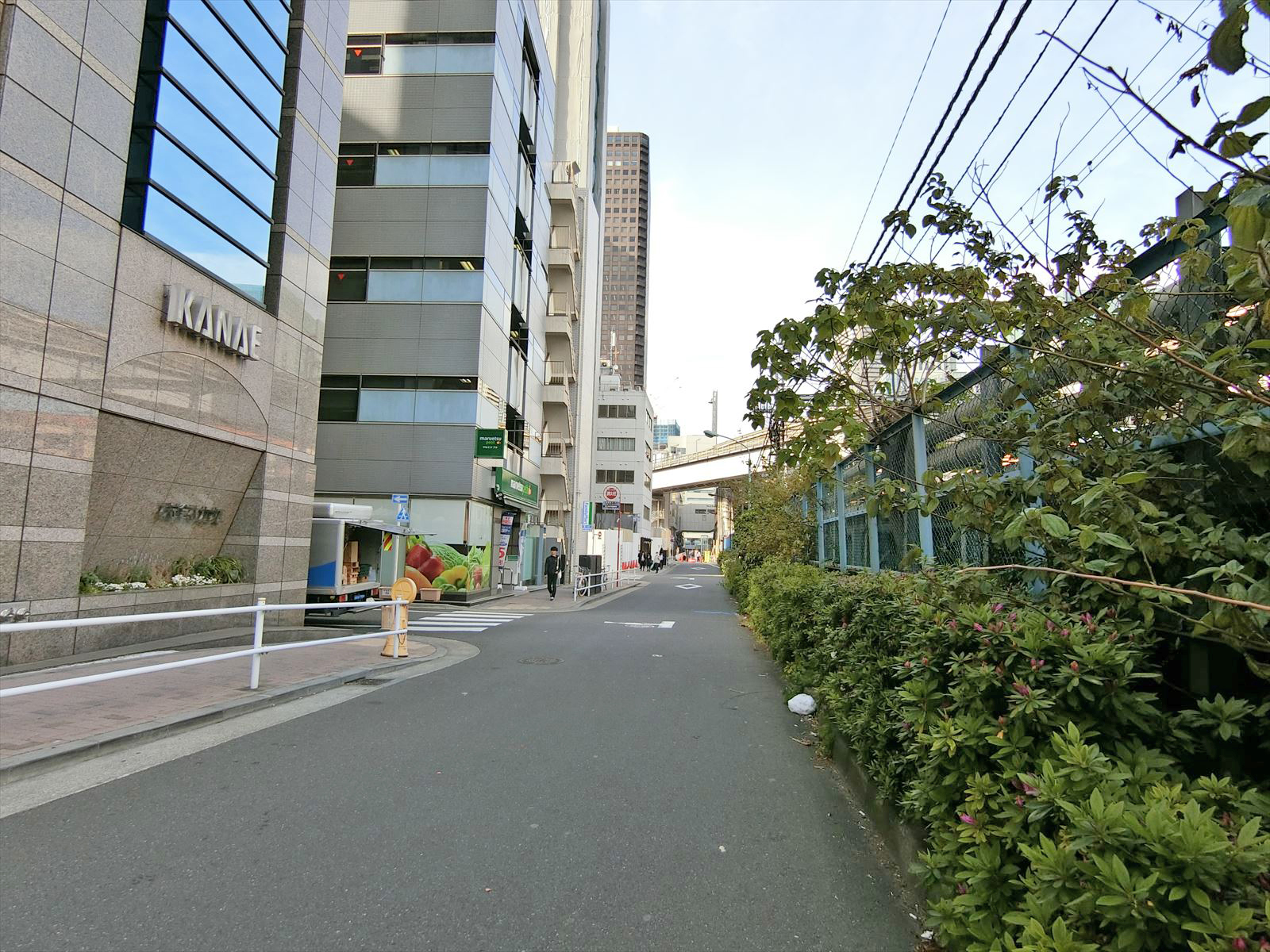 理研機器浜松町ビル前面の通り