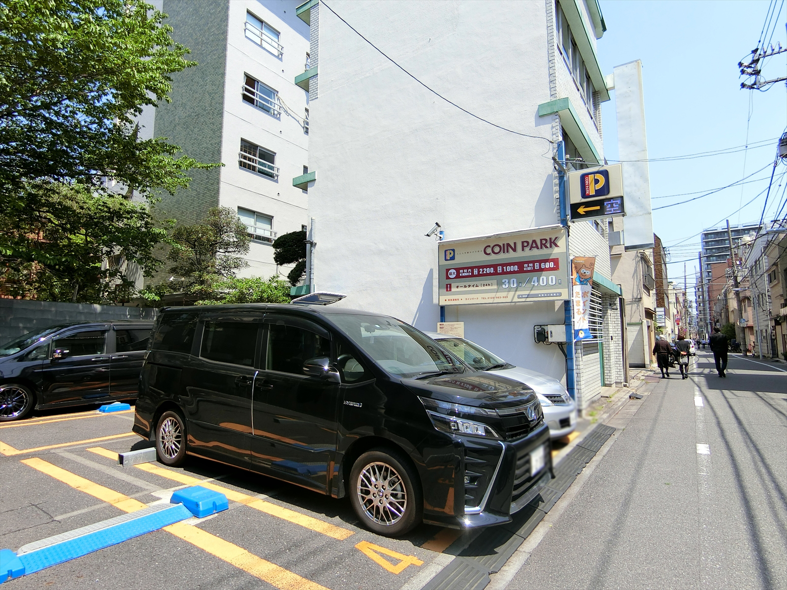 目の前のコインパーキング