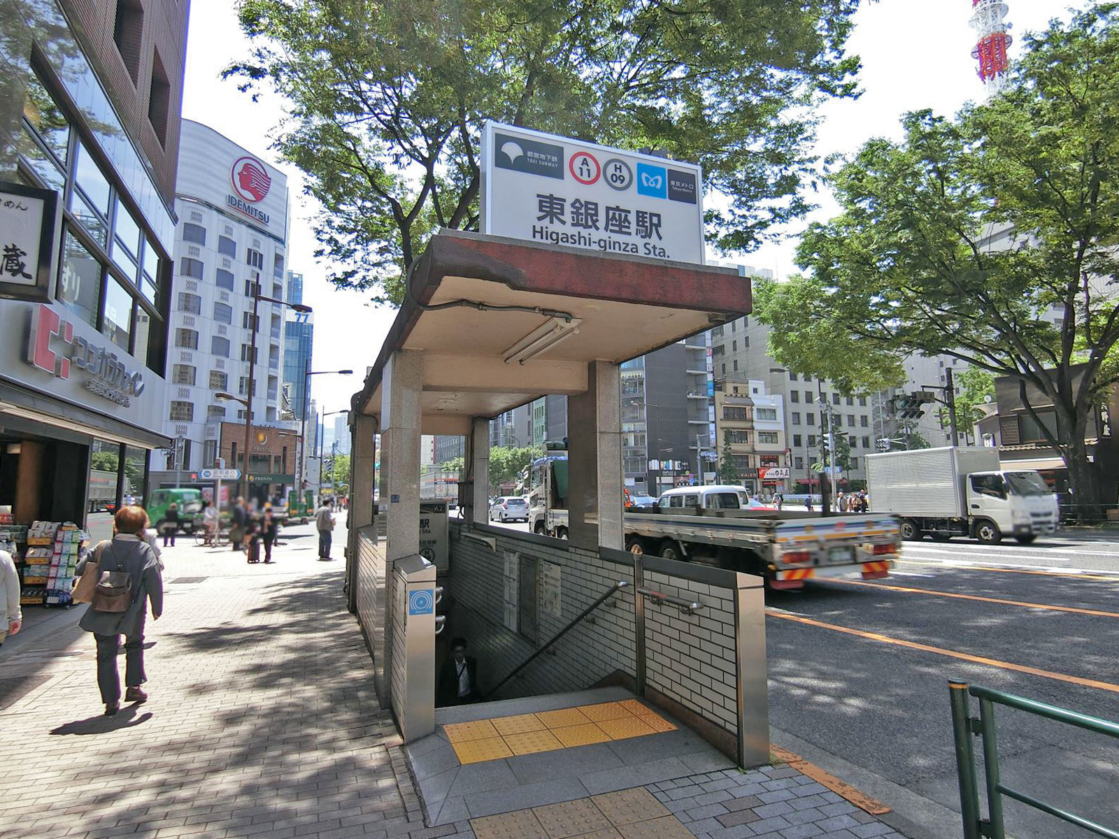 最寄りの「東銀座駅」