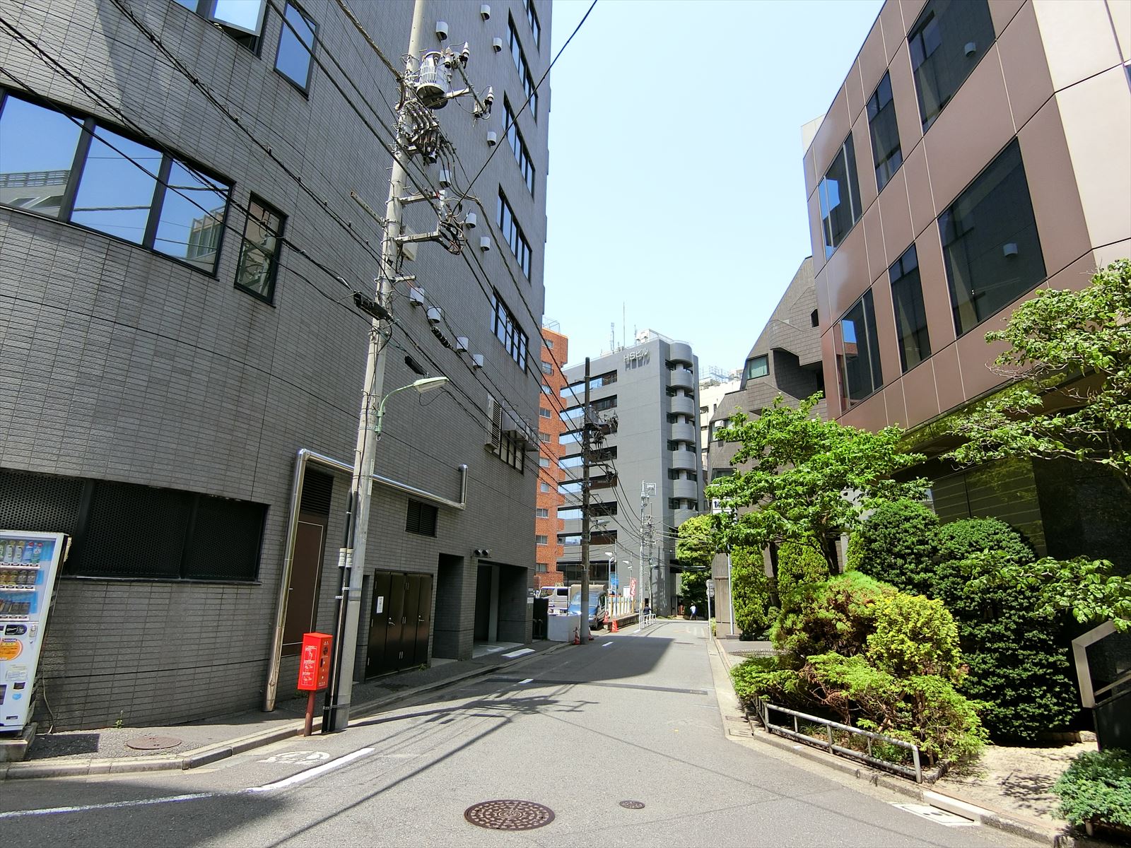 周辺は静かなエリア