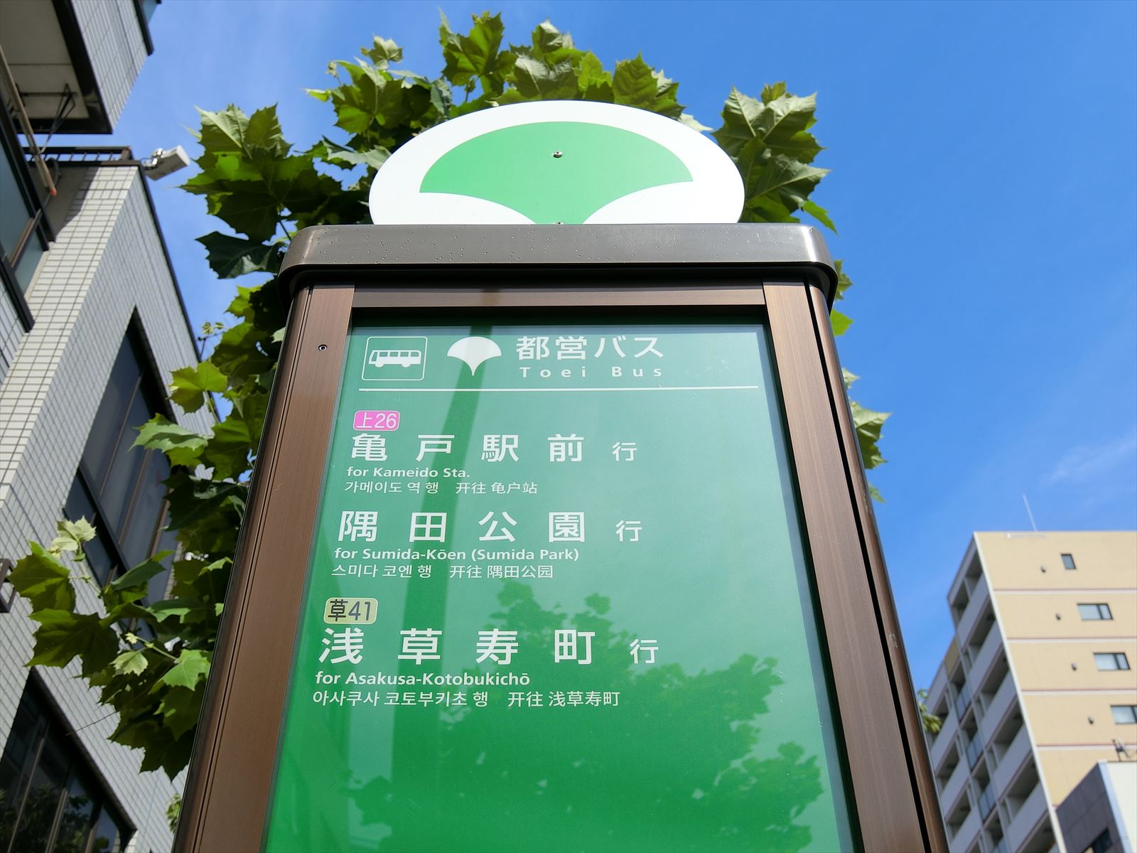 近くのバス停
