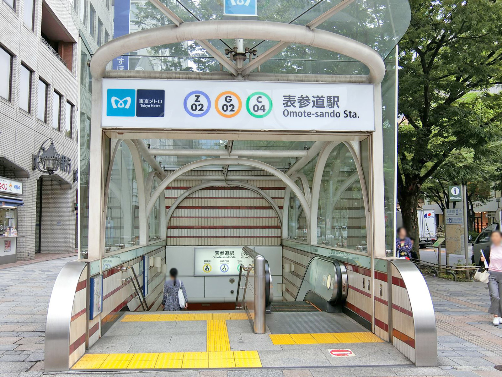 最寄りの「表参道駅」