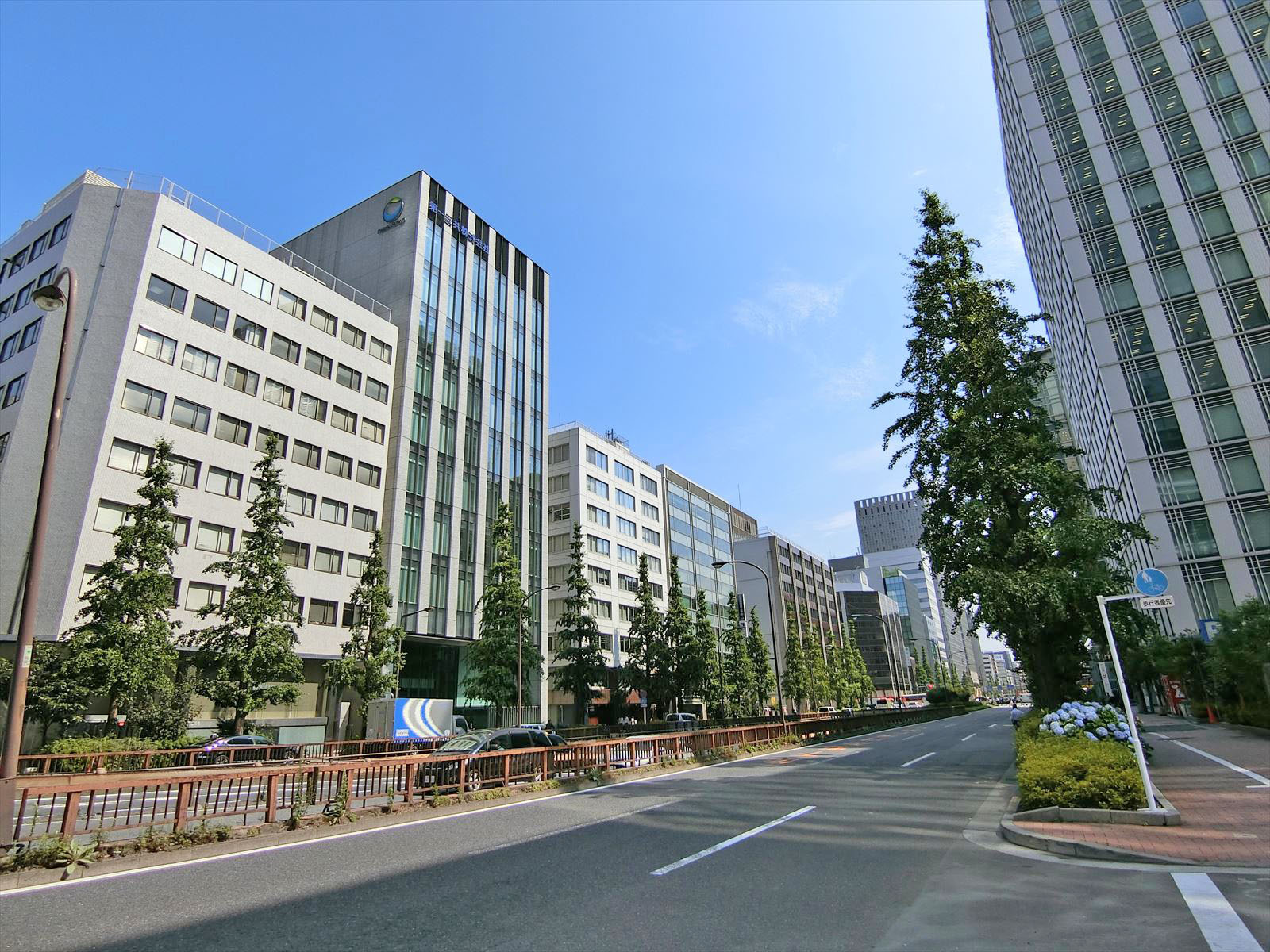 昭和通り沿いの立地