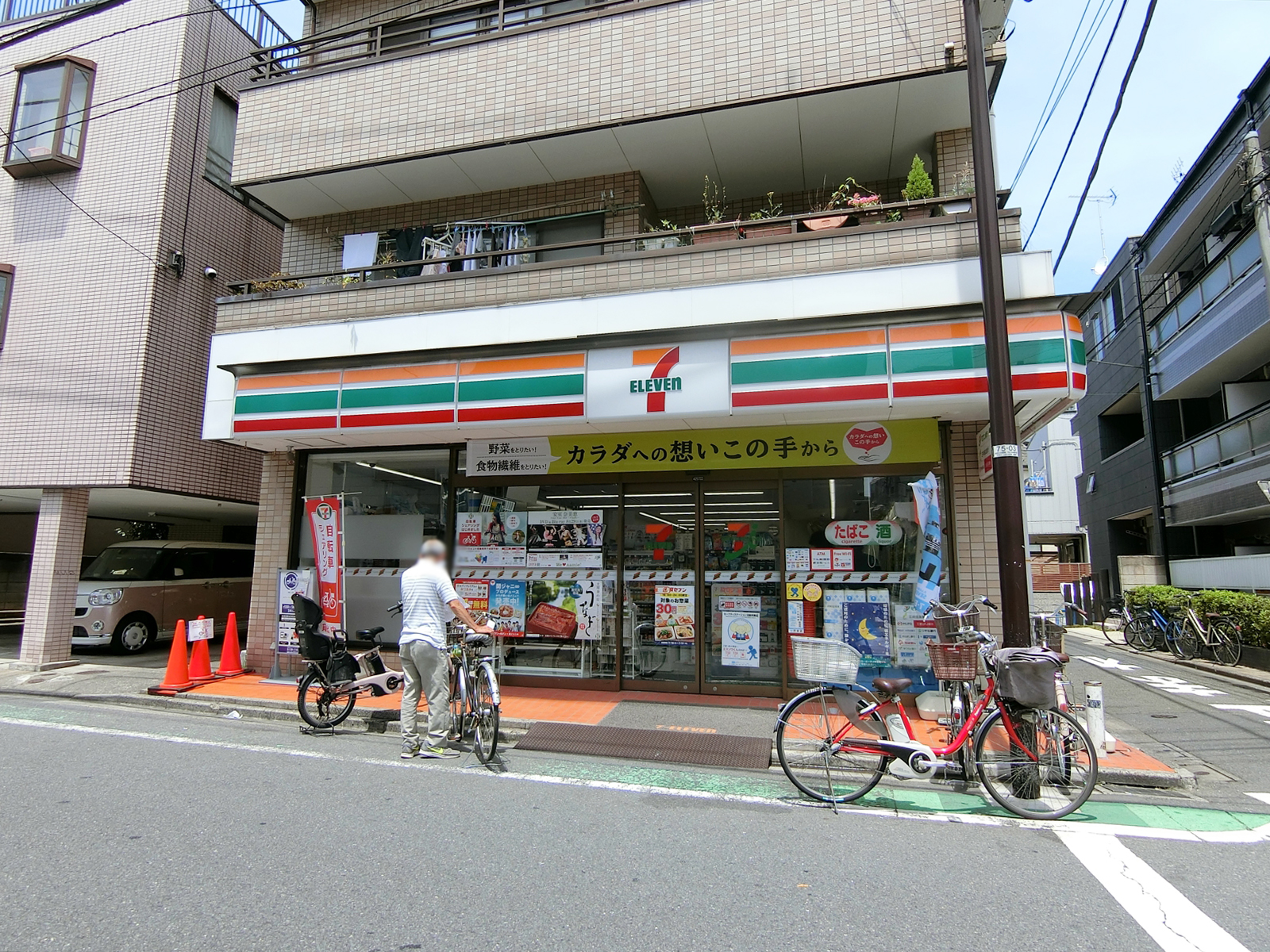 徒歩2分のセブンイレブン笹塚店