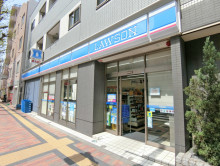 向かいの通りのローソ