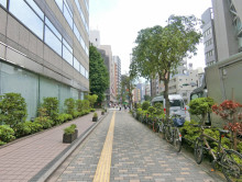 東京建物東渋谷ビル前面の通り