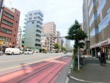 石川興産ビル前面の中