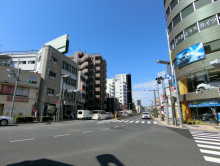 リョービビル前面の通り