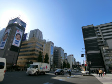 新橋東急ビル前面の第