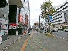 東京トラフィック錦糸町ビル本館前面の通り