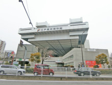 徒歩圏内の江戸東京博物館