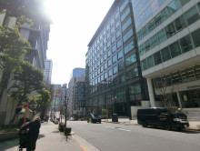 付近の日本テレビ通り