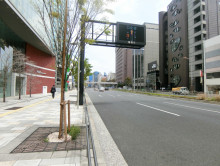 郁文堂青山通りビル前