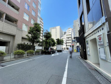 大晴ビル前面の道路