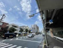 付近の外苑西通り