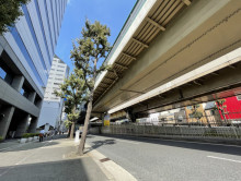 淀川6番館前面の通り