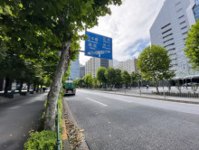 付近の日比谷通り