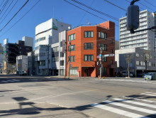 新永ビル前面の通り