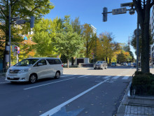 大樹生命札幌大通ビル前面の通り