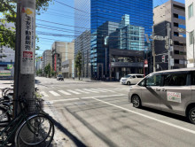 サントービル前面の西